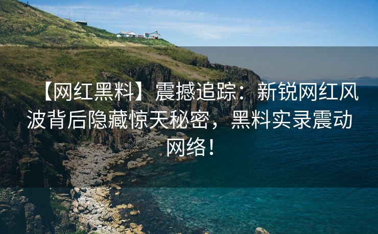 【网红黑料】震撼追踪：新锐网红风波背后隐藏惊天秘密，黑料实录震动网络！