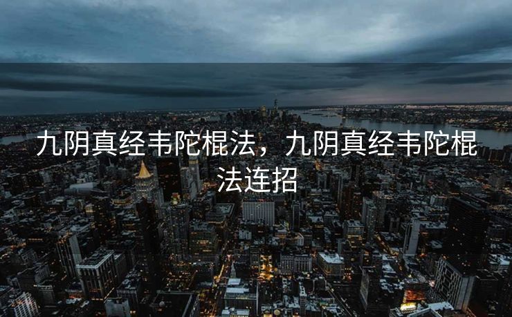 九阴真经韦陀棍法，九阴真经韦陀棍法连招
