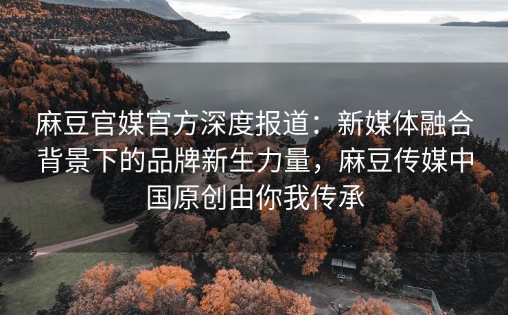 麻豆官媒官方深度报道：新媒体融合背景下的品牌新生力量，麻豆传媒中国原创由你我传承
